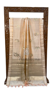 Pure Mango Silk Banarasi Handloom Saree - The Handlooms