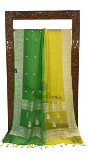 Pure Georgette Banarasi Handloom Saree - The Handlooms