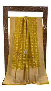 Pure Katan Silk Banarasi Handloom Saree - All over jaal work - The Handlooms