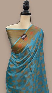 Pure Tussar Silk Handloom Banarasi Saree - The Handlooms