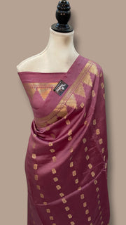 Pure Mango Silk Banarasi Handloom Saree - The Handlooms