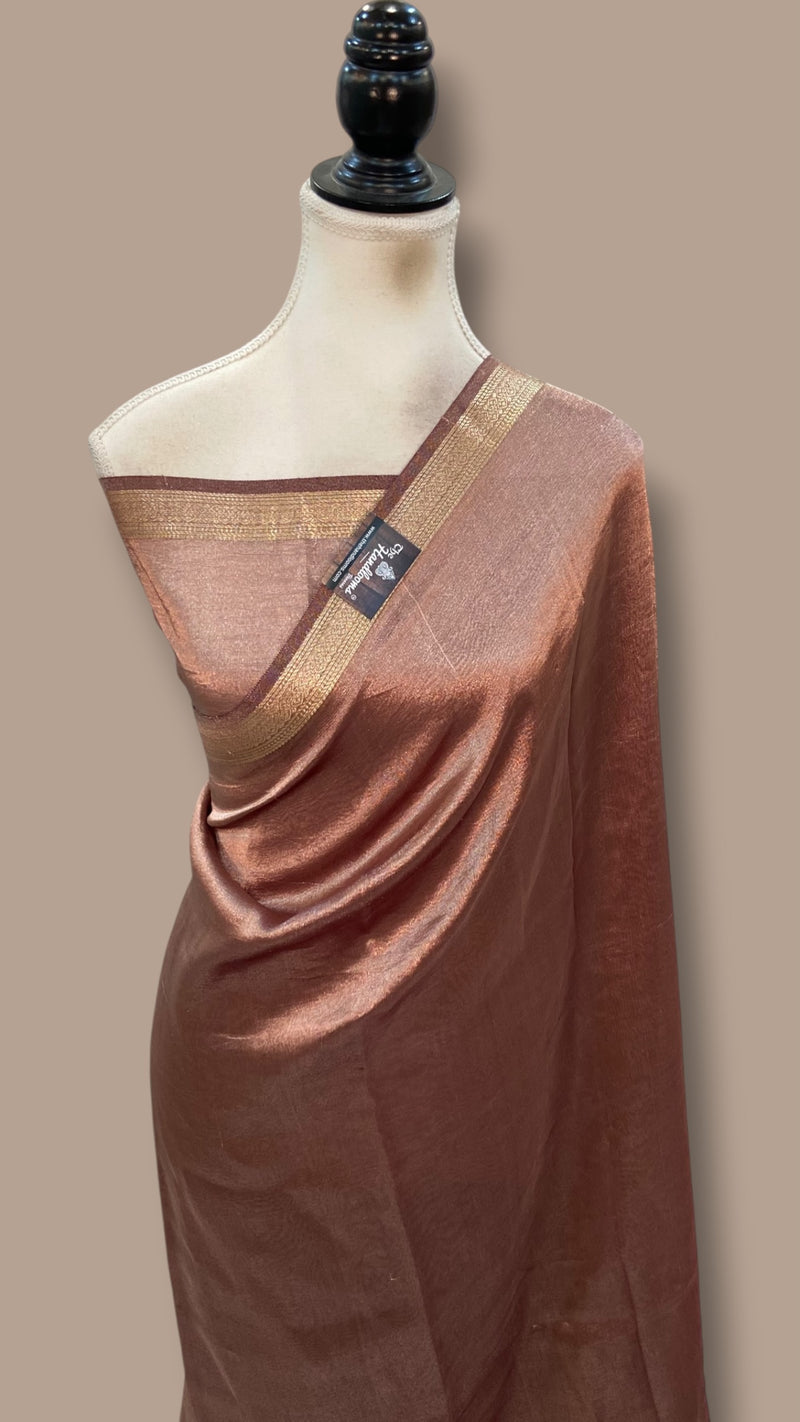 Pure Kora Tissue Handloom Banarasi Saree