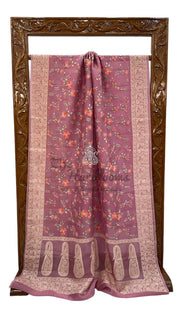 Pure Organza Chikankari Handloom Banarasi Saree - The Handlooms