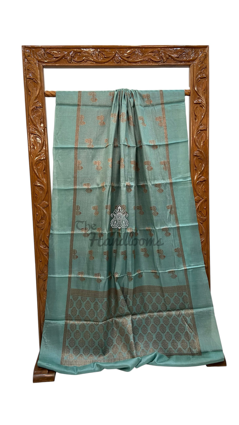 Pure Tussar Silk Handloom Banarasi Saree