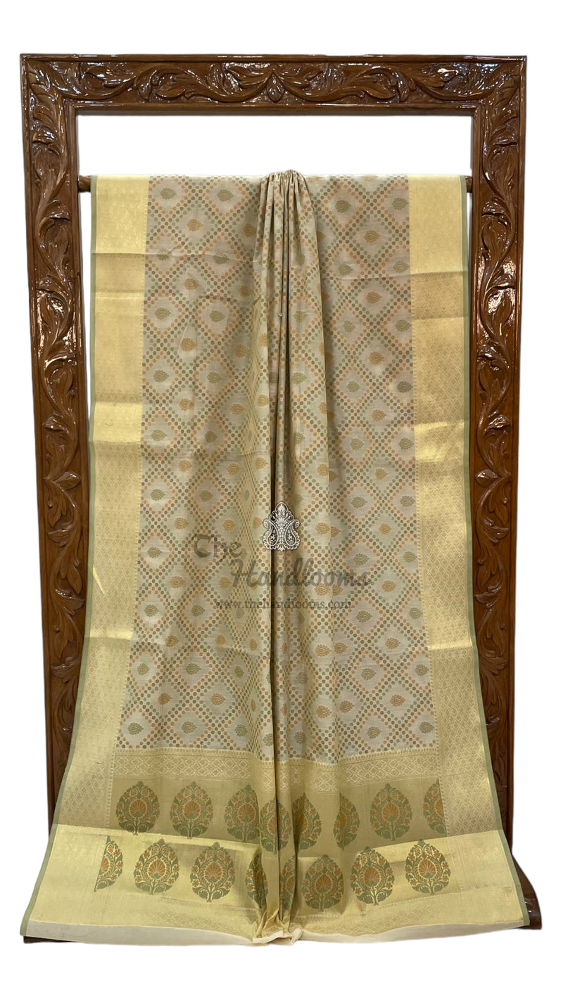 Pure Cotton Banarasi Handloom Saree - The Handlooms