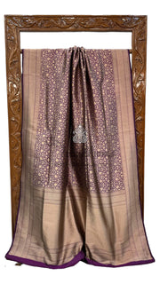 Pure Katan Silk Banarasi Handloom Saree - Tanchui Brocade - The Handlooms