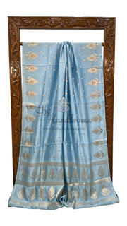 Pure Mango Silk Banarasi Handloom Saree - The Handlooms