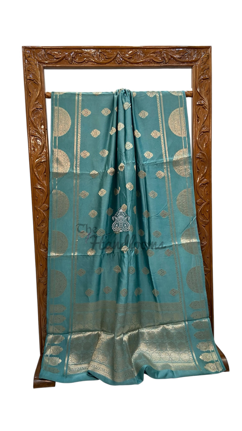 Pure Mango Silk Banarasi Handloom Saree - The Handlooms