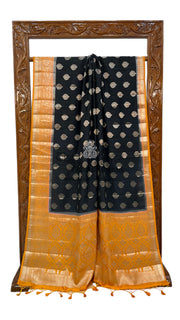 Pure Chiniya Silk Handloom Banarasi Saree - The Handlooms