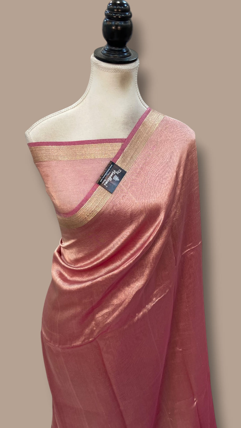 Pure Kora Tissue Handloom Banarasi Saree