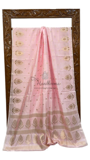 Pure Mango Silk Banarasi Handloom Saree - The Handlooms