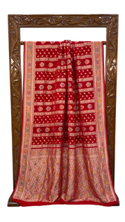 Khaddi Georgette Handloom Banarasi Saree - The Handlooms