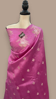 Pure Mango Silk Banarasi Handloom Saree - The Handlooms