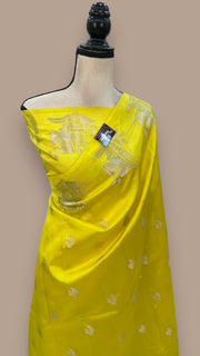 Pure Mango Silk Banarasi Handloom Saree - The Handlooms