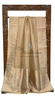 Pure Kora Tissue Handloom Banarasi Saree - The Handlooms