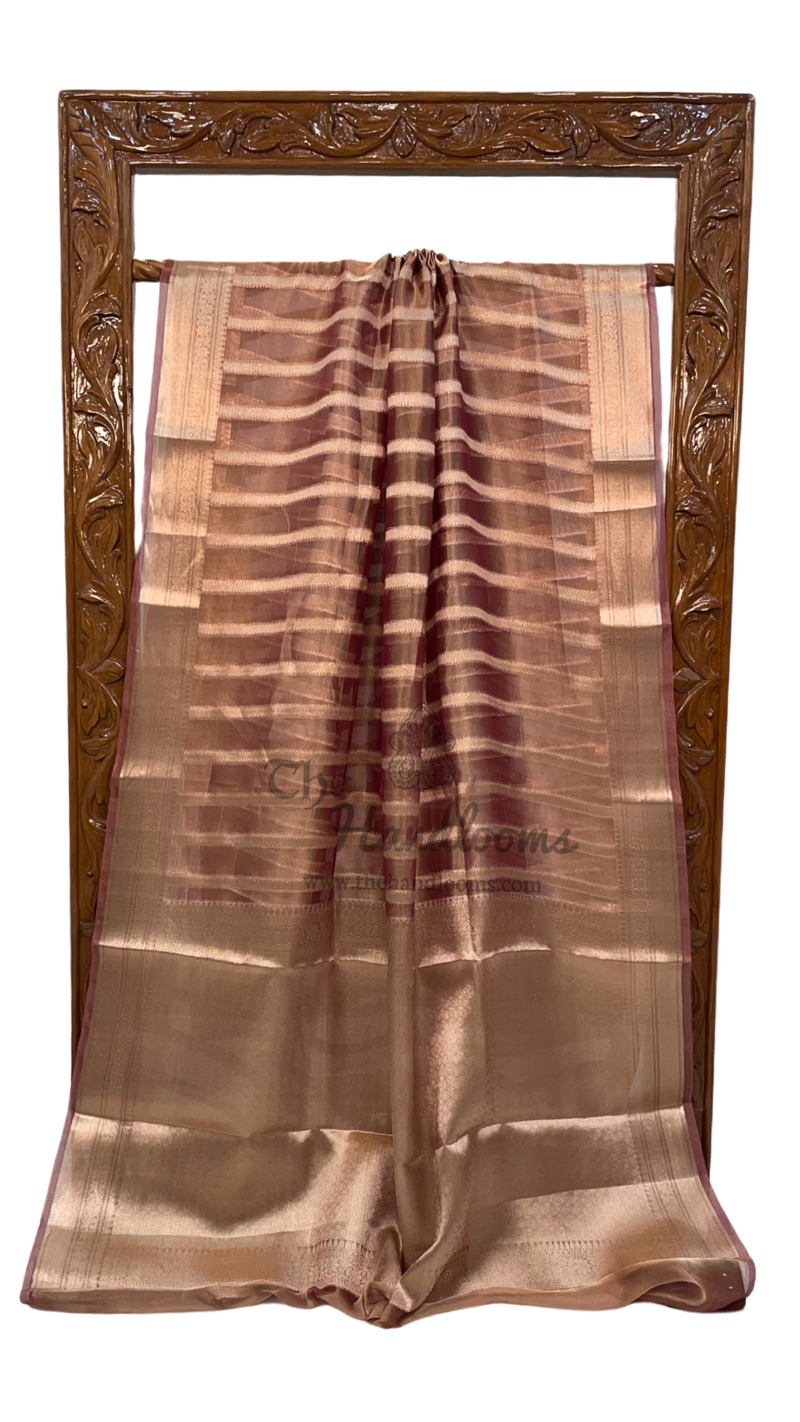 Pure Kora Tissue Handloom Banarasi Saree - The Handlooms