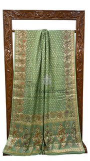 Pure Tussar Silk Handloom Banarasi Saree - The Handlooms