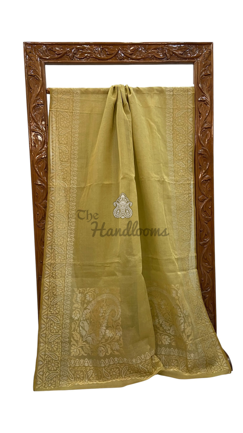Real Zari Pure Cotton Banarasi Handloom Saree