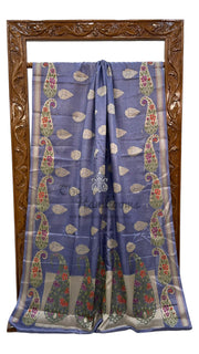 Pure Tussar Silk Handloom Banarasi Saree - The Handlooms