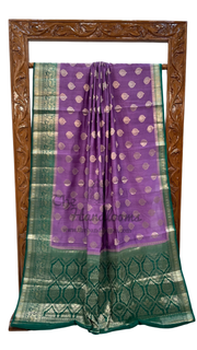 Pure Chiniya Silk Handloom Banarasi Saree - The Handlooms