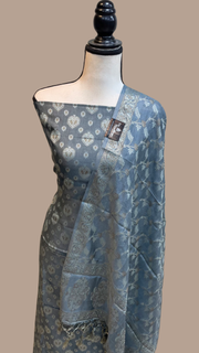 Pure Butter Silk Banarasi Dress material - The Handlooms