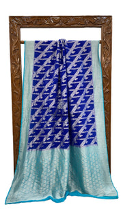 Pure Khaddi Georgette Handloom Banarasi Saree - The Handlooms