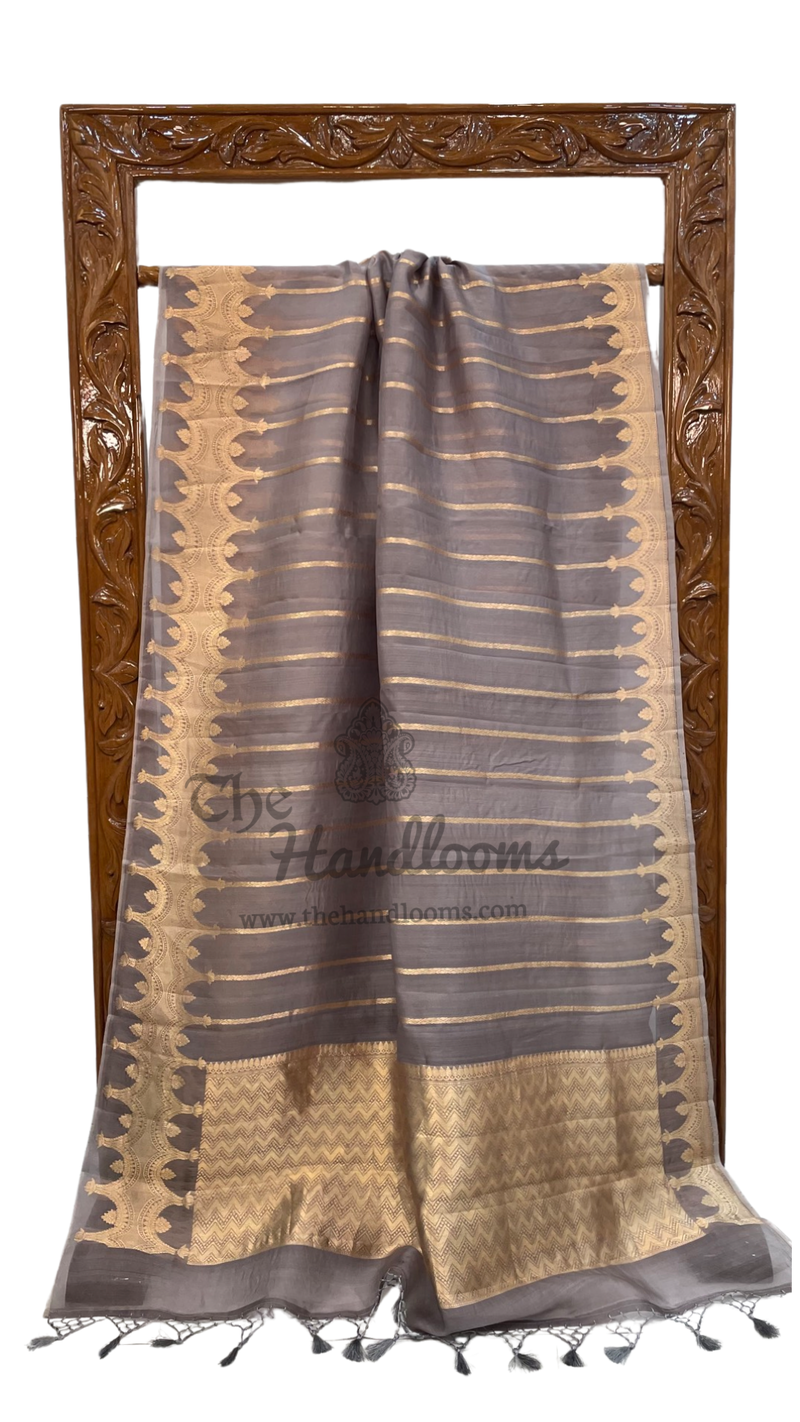 Pure Kora Handloom Banarasi Saree - The Handlooms