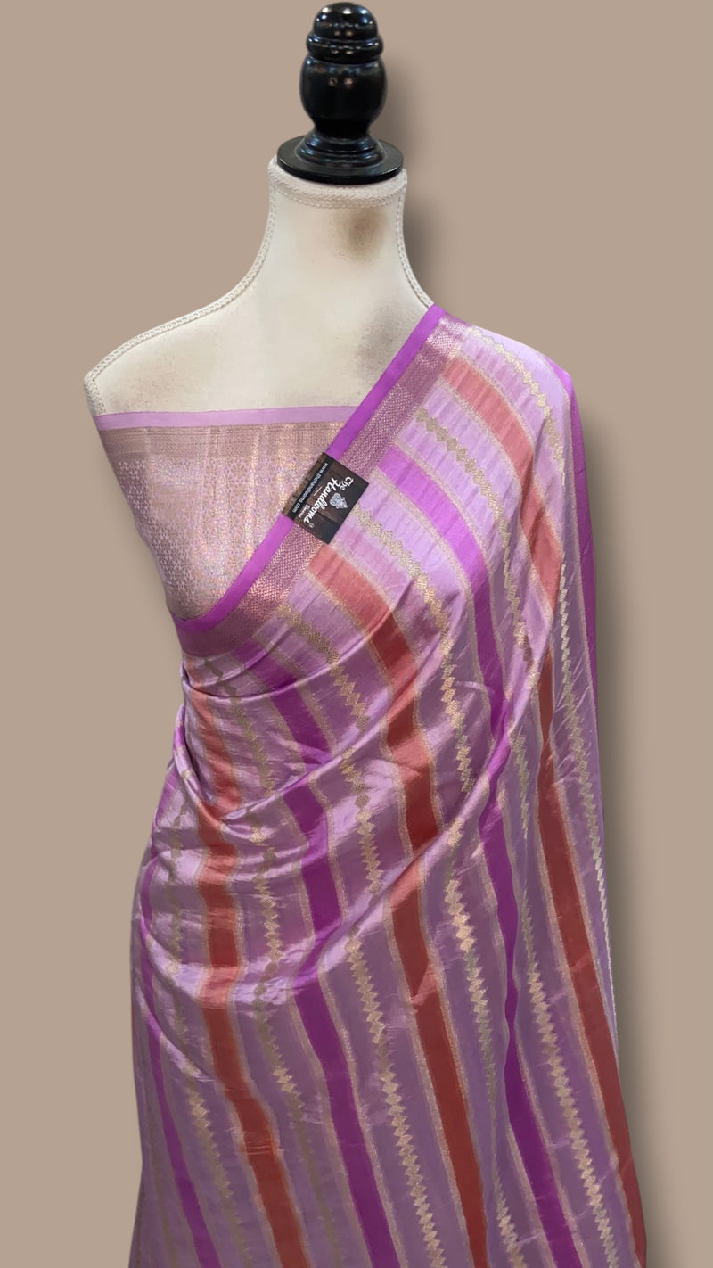 Pure Mango Silk Banarasi Handloom Saree