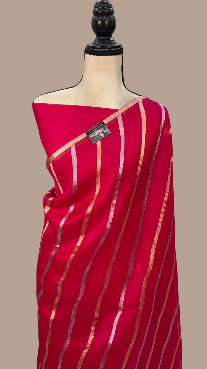 Pure Kora Handloom Banarasi Saree - The Handlooms