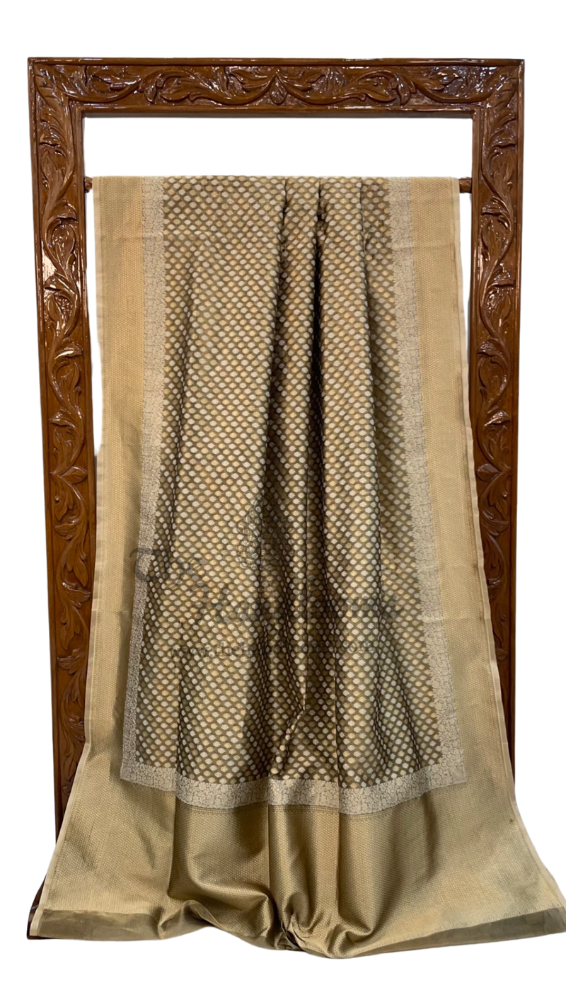Pure Tissue Reshmi zari Banarasi Saree - The Handlooms