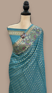 Pure Tussar Silk Handloom Banarasi Saree - The Handlooms