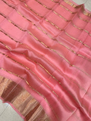 Pure Kora Handloom Banarasi Saree - The Handlooms