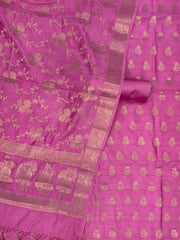 Pure Chiniya Silk Handlooms Banarasi Dress material - The Handlooms