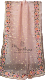 Pure Organza Chikankari Handloom Banarasi Saree - The Handlooms
