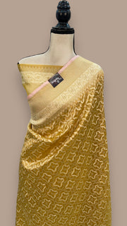 Pure Tissue Reshmi zari Banarasi Saree - The Handlooms