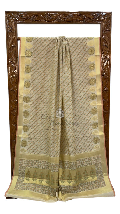 Pure Cotton Banarasi Handloom Saree