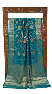 Pure Chiniya Silk Handloom Banarasi Saree - The Handlooms