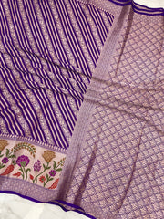 Pure Chiffon Khaddi Banarasi Saree - The Handlooms