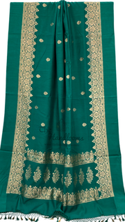 Pure Moonga Khaddi Handloom Banarasi Saree - The Handlooms
