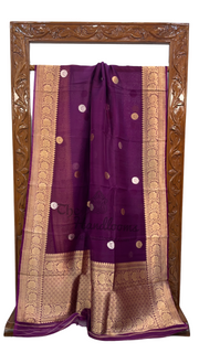 Pure Kora Handloom Banarasi Saree - Sona Roopa Alfi Kadua Boota - The Handlooms