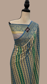 Rangkat Pure Chiffon Khaddi Banarasi Saree - The Handlooms