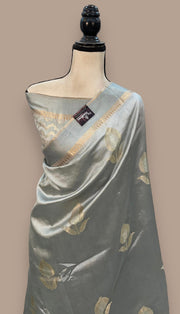 Pure Mango Silk Banarasi Handloom Saree - The Handlooms