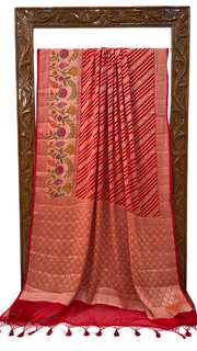 Pure Chiffon Khaddi Banarasi Saree - The Handlooms