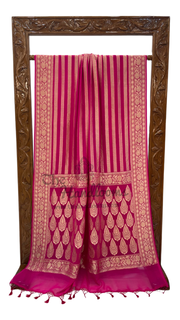Khaddi Georgette Handloom Banarasi Saree - The Handlooms