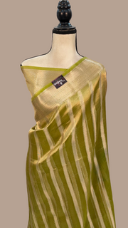 Pure Kora Tissue Handloom Banarasi Saree - The Handlooms