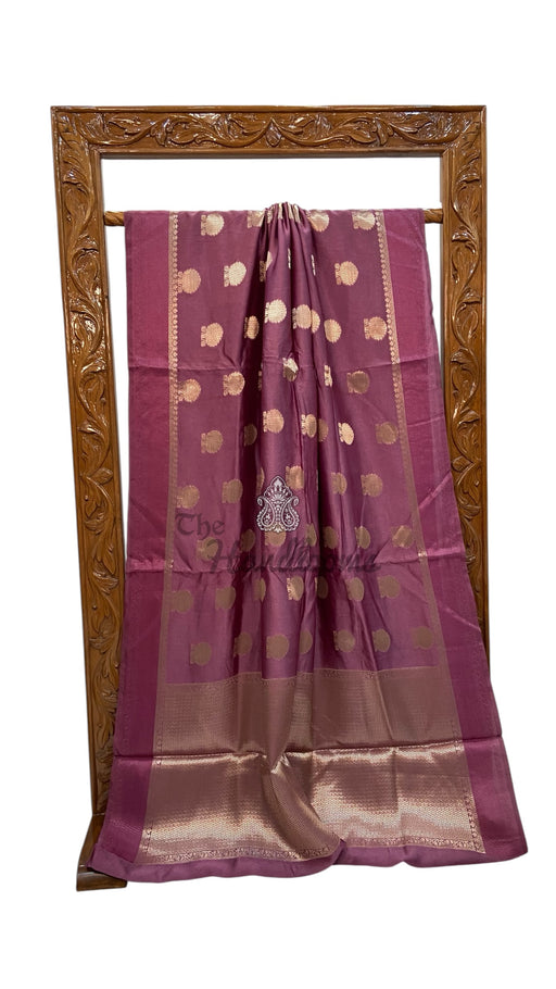 Pure Mango Silk Banarasi Handloom Saree - The Handlooms