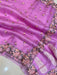 Pure organza Chikankari Handloom Banarasi Saree - The Handlooms