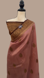 Pure Kora Handloom Banarasi Saree - The Handlooms