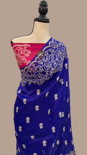 Organza Chikankari Handloom Banarasi Saree - The Handlooms