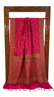Khaddi Georgette Banarasi Saree -  Antique zari - The Handlooms